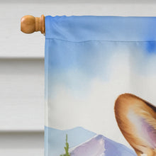 Load image into Gallery viewer, Corgi Cowboy Welcome House Flag