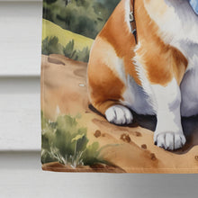 Load image into Gallery viewer, Corgi Cowboy Welcome House Flag
