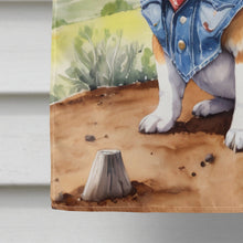 Load image into Gallery viewer, Corgi Cowboy Welcome House Flag
