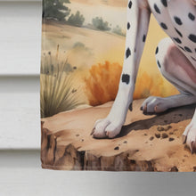 Load image into Gallery viewer, Dalmatian Cowboy Welcome House Flag