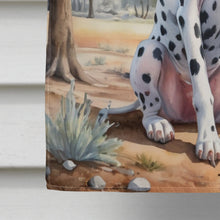 Load image into Gallery viewer, Dalmatian Cowboy Welcome House Flag
