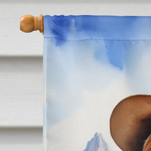 Load image into Gallery viewer, English Cocker Spaniel Cowboy Welcome House Flag