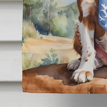 Load image into Gallery viewer, English Cocker Spaniel Cowboy Welcome House Flag