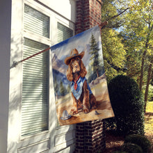 Load image into Gallery viewer, English Cocker Spaniel Cowboy Welcome House Flag
