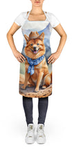 Load image into Gallery viewer, Finnish Spitz Cowboy Welcome Apron – Artist-Designed Kitchen, BBQ &amp; Craft Apron