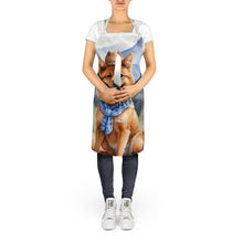 Load image into Gallery viewer, Finnish Spitz Cowboy Welcome Apron – Artist-Designed Kitchen, BBQ &amp; Craft Apron