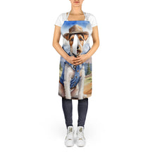 Load image into Gallery viewer, Fox Terrier Cowboy Welcome Apron – Artist-Designed Kitchen, BBQ &amp; Craft Apron