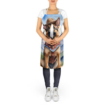 Load image into Gallery viewer, German Shepherd Cowboy Welcome Apron – Artist-Designed Kitchen, BBQ &amp; Craft Apron