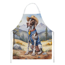 Load image into Gallery viewer, German Shorthaired Pointer Cowboy Welcome Apron – Artist-Designed Kitchen, BBQ &amp; Craft Apron