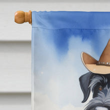 Load image into Gallery viewer, Giant Schnauzer Cowboy Welcome House Flag