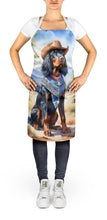 Load image into Gallery viewer, Gordon Setter Cowboy Welcome Apron – Artist-Designed Kitchen, BBQ &amp; Craft Apron