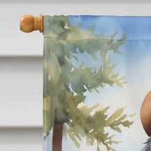Load image into Gallery viewer, Gordon Setter Cowboy Welcome House Flag