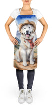 Load image into Gallery viewer, Great Pyrenees Cowboy Welcome Apron – Artist-Designed Kitchen, BBQ &amp; Craft Apron