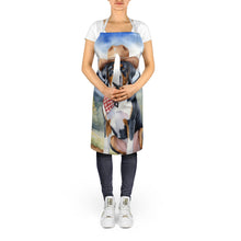 Load image into Gallery viewer, Greater Swiss Mountain Dog Cowboy Welcome Apron – Artist-Designed Kitchen, BBQ &amp; Craft Apron