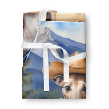Load image into Gallery viewer, Greyhound Cowboy Welcome Apron – Artist-Designed Kitchen, BBQ &amp; Craft Apron