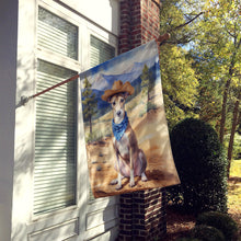 Load image into Gallery viewer, Greyhound Cowboy Welcome House Flag