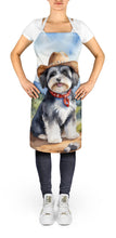 Load image into Gallery viewer, Havanese Cowboy Welcome Apron – Artist-Designed Kitchen, BBQ &amp; Craft Apron