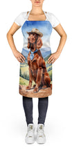 Load image into Gallery viewer, Irish Setter Cowboy Welcome Apron – Artist-Designed Kitchen, BBQ &amp; Craft Apron