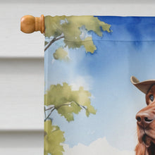 Load image into Gallery viewer, Irish Setter Cowboy Welcome House Flag