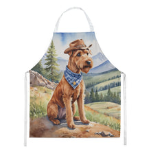 Load image into Gallery viewer, Irish Terrier Cowboy Welcome Apron – Artist-Designed Kitchen, BBQ &amp; Craft Apron