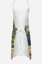 Load image into Gallery viewer, Keeshond Cowboy Welcome Apron – Artist-Designed Kitchen, BBQ &amp; Craft Apron