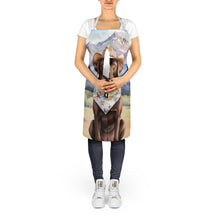Load image into Gallery viewer, Labrador Retriever Cowboy Welcome Apron – Artist-Designed Kitchen, BBQ &amp; Craft Apron