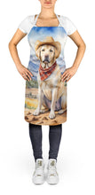 Load image into Gallery viewer, Labrador Retriever Cowboy Welcome Apron – Artist-Designed Kitchen, BBQ &amp; Craft Apron
