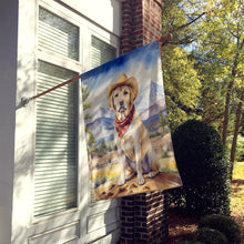 Load image into Gallery viewer, Labrador Retriever Cowboy Welcome House Flag