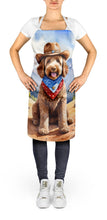Load image into Gallery viewer, Labradoodle Cowboy Welcome Apron – Artist-Designed Kitchen, BBQ &amp; Craft Apron