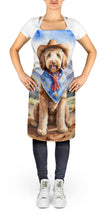 Load image into Gallery viewer, Labradoodle Cowboy Welcome Apron – Artist-Designed Kitchen, BBQ &amp; Craft Apron