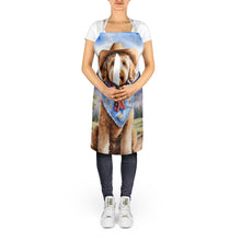 Load image into Gallery viewer, Labradoodle Cowboy Welcome Apron – Artist-Designed Kitchen, BBQ &amp; Craft Apron