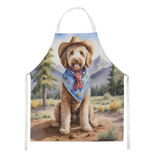 Load image into Gallery viewer, Labradoodle Cowboy Welcome Apron – Artist-Designed Kitchen, BBQ &amp; Craft Apron