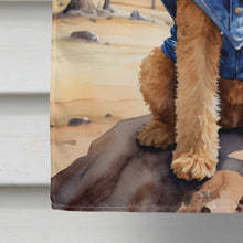 Load image into Gallery viewer, Lakeland Terrier Cowboy Welcome House Flag