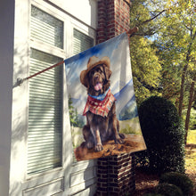 Load image into Gallery viewer, Newfoundland Cowboy Welcome House Flag