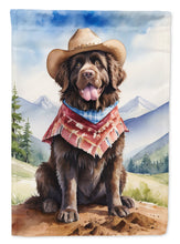 Load image into Gallery viewer, Newfoundland Cowboy Welcome House Flag