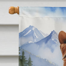 Load image into Gallery viewer, Norfolk Terrier Cowboy Welcome House Flag
