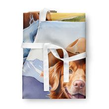Load image into Gallery viewer, Nova Scotia Duck Tolling Retriever Cowboy Welcome Apron – Artist-Designed Kitchen, BBQ &amp; Craft Apron