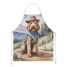 Load image into Gallery viewer, Otterhound Cowboy Welcome Apron – Artist-Designed Kitchen, BBQ &amp; Craft Apron