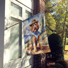 Load image into Gallery viewer, Otterhound Cowboy Welcome House Flag