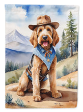 Load image into Gallery viewer, Otterhound Cowboy Welcome House Flag