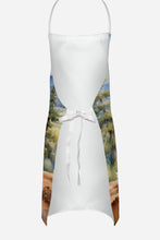 Load image into Gallery viewer, Papillon Cowboy Welcome Apron – Artist-Designed Kitchen, BBQ &amp; Craft Apron