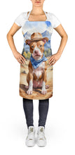 Load image into Gallery viewer, Pit Bull Terrier Cowboy Welcome Apron – Artist-Designed Kitchen, BBQ &amp; Craft Apron