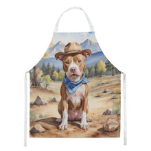Load image into Gallery viewer, Pit Bull Terrier Cowboy Welcome Apron – Artist-Designed Kitchen, BBQ &amp; Craft Apron