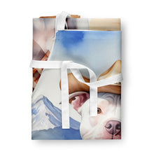 Load image into Gallery viewer, Pit Bull Terrier Cowboy Welcome Apron – Artist-Designed Kitchen, BBQ &amp; Craft Apron