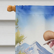 Load image into Gallery viewer, Pit Bull Terrier Cowboy Welcome House Flag