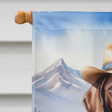 Load image into Gallery viewer, Pointer Cowboy Welcome House Flag