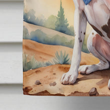 Load image into Gallery viewer, Pointer Cowboy Welcome House Flag