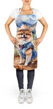 Load image into Gallery viewer, Pomeranian Cowboy Welcome Apron – Artist-Designed Kitchen, BBQ &amp; Craft Apron