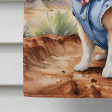Load image into Gallery viewer, Pomeranian Cowboy Welcome House Flag
