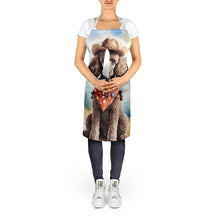 Load image into Gallery viewer, Poodle Cowboy Welcome Apron – Artist-Designed Kitchen, BBQ &amp; Craft Apron